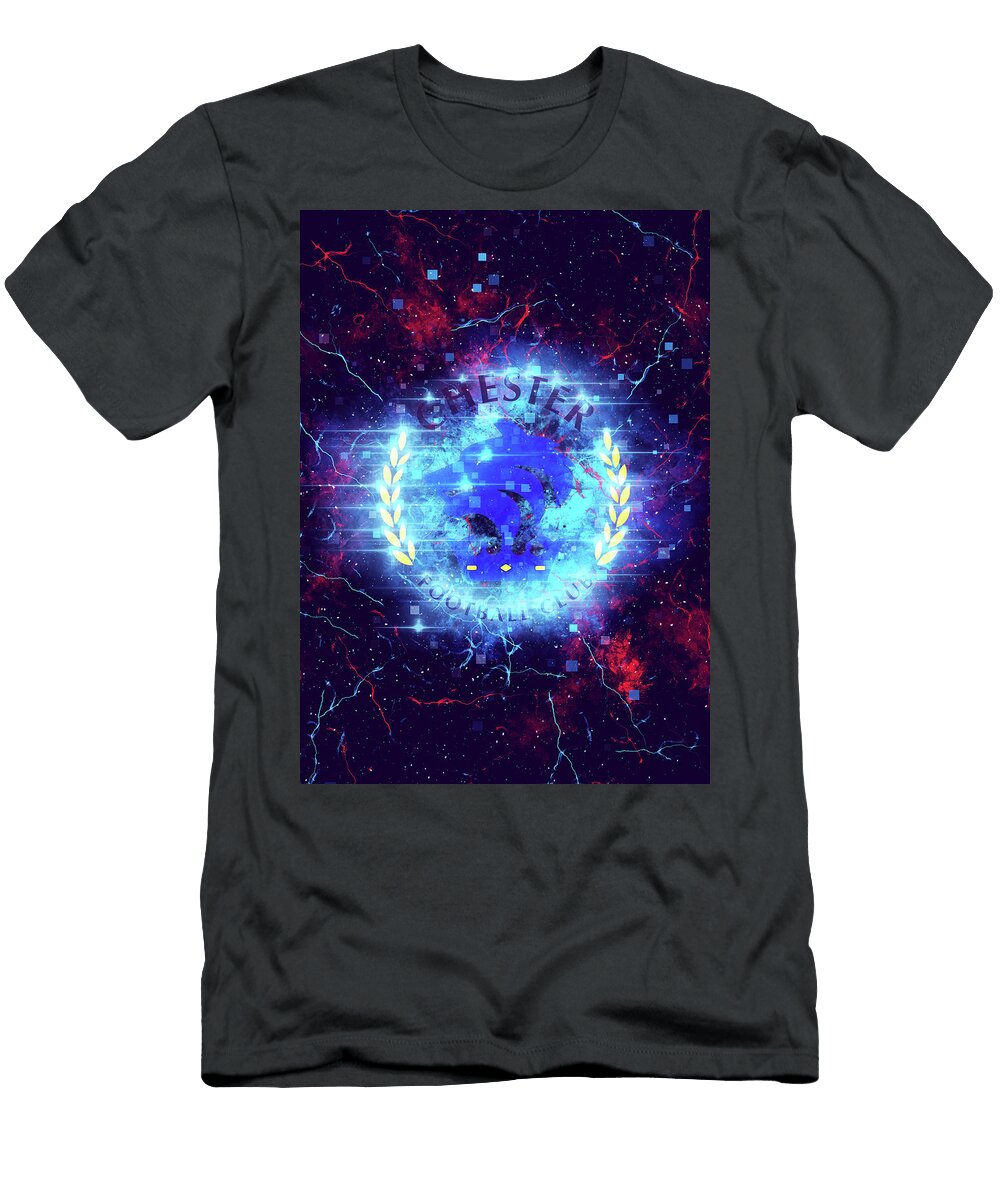 Soccer League Nebula Chester Fc Leith Huber T-Shirt