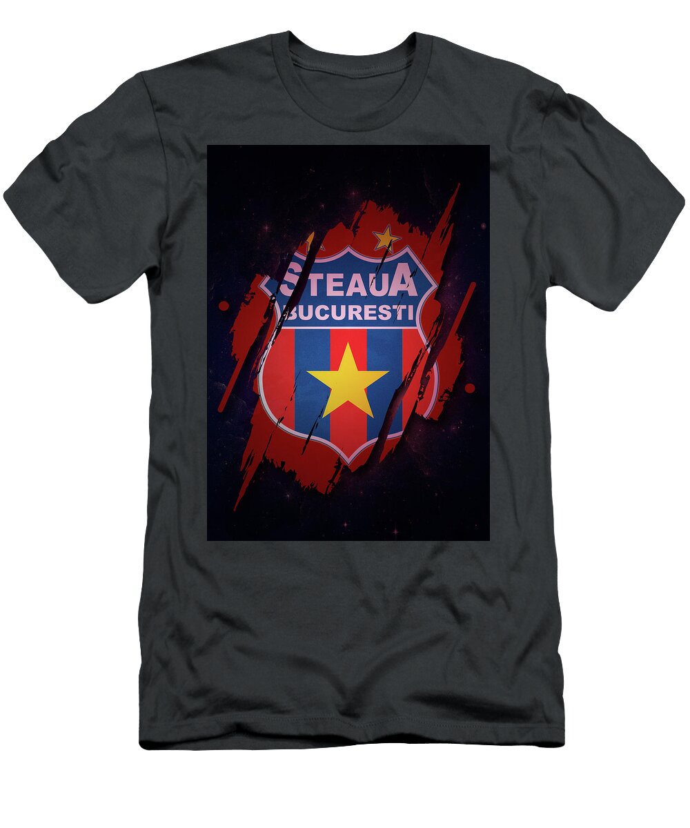 Soccer League Red Fc Steaua Bucuresti Leith Huber T-Shirt