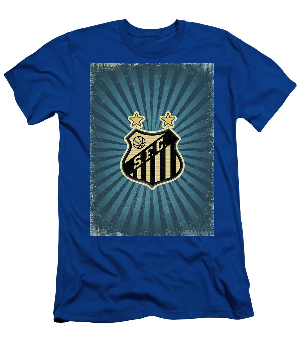 Soccer League Vintage Santos Fc Leith Huber T-Shirt