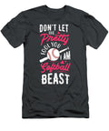 Softball for Men Women Kids Batter Girl Funny College Sport Crazy Squirrel T-Shirt