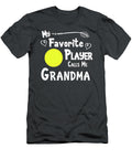 Softball My Favorite Player Calls Me Grandma Sports Fan Jarrett Carol T-Shirt