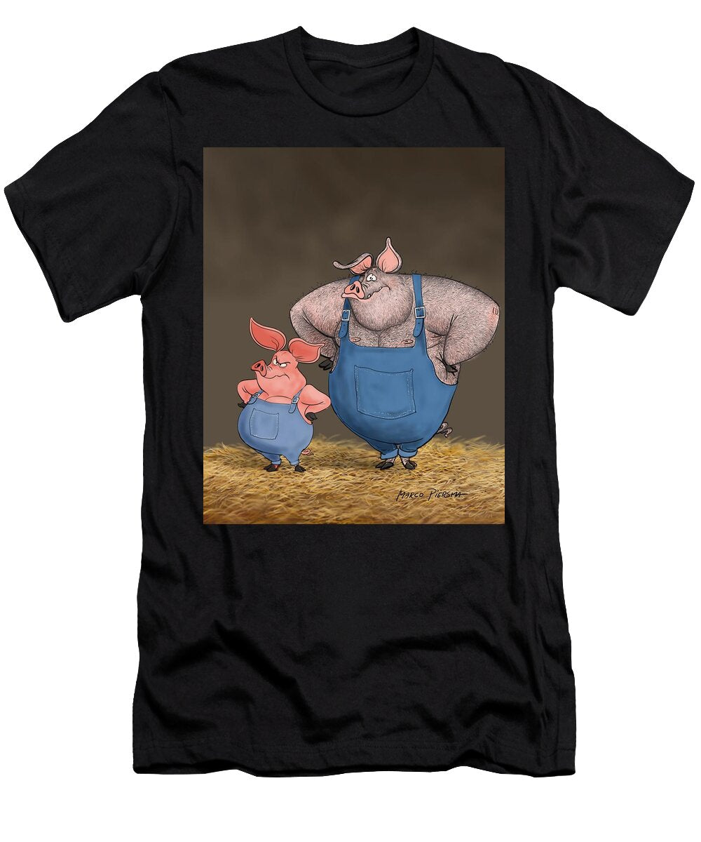 Southern Pigs 1 and 2 Marco Piersma T-Shirt