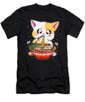 Sparkling Goodness Ramen Eating Cat Kawaii Anime Baka Japanese Awesome for Music Fan Ezone Prints T-Shirt