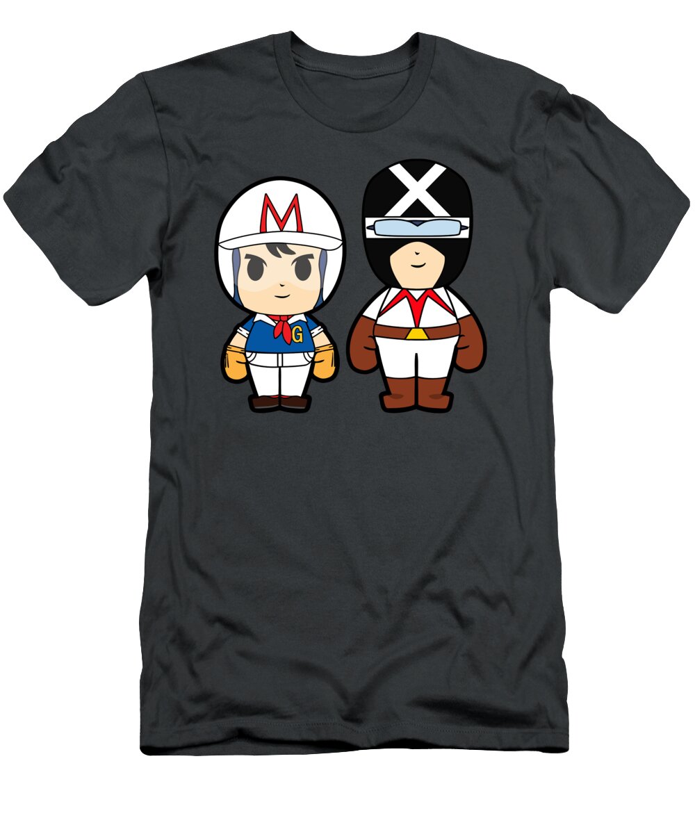 Speed Racer and Racer X Chibi Elizabeth J Campbell T-Shirt