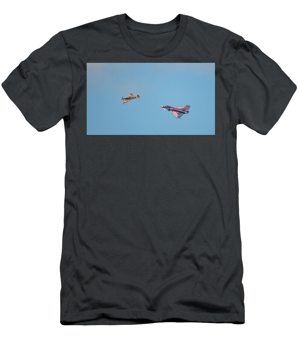 Spitfire and Typhoon At Southport Air Show Paul Madden T-Shirt