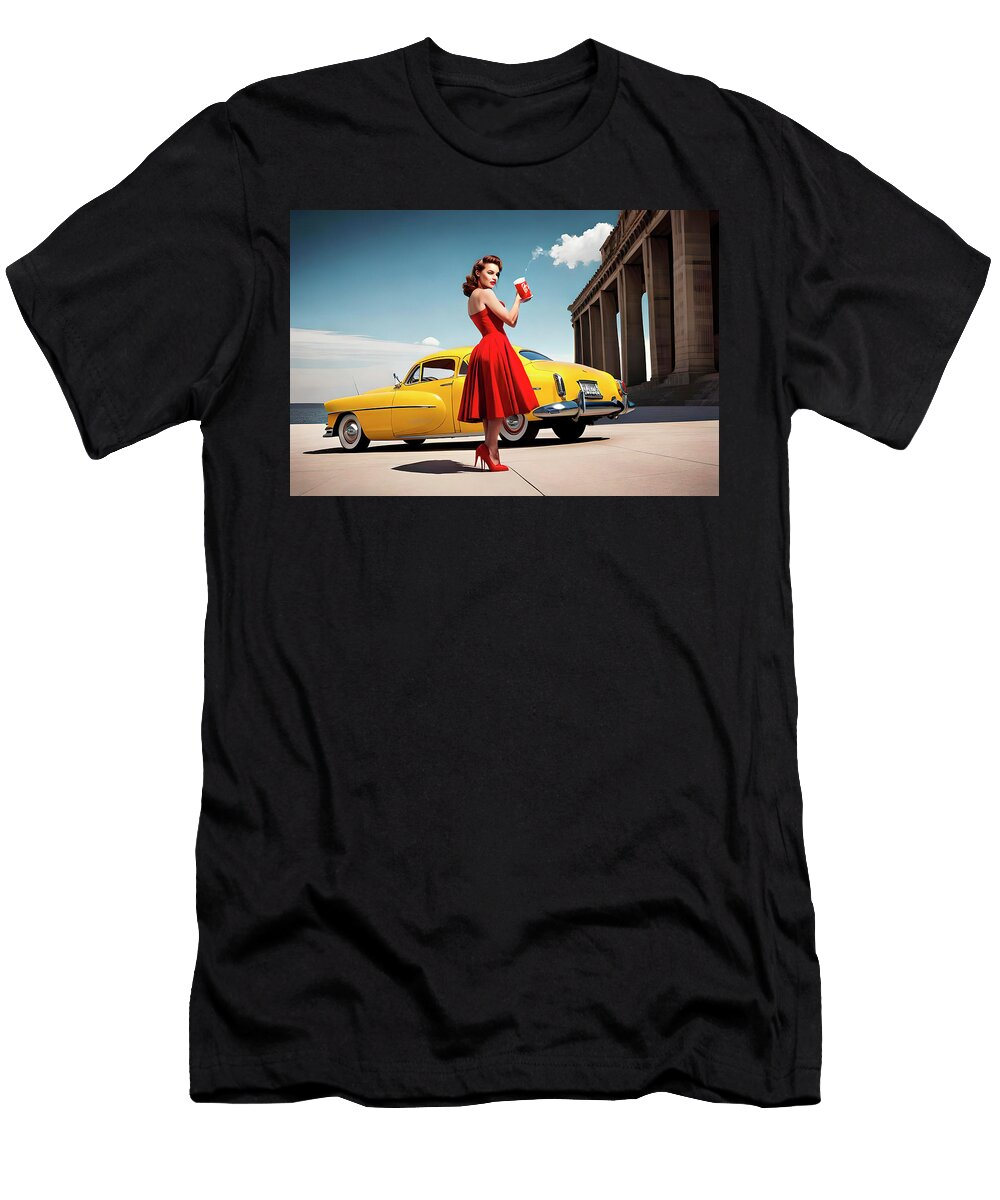 Splashing Drink Gabriel Cusmir T-Shirt
