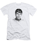 Spock Watercolor Portrait Olga Shvartsur T-Shirt