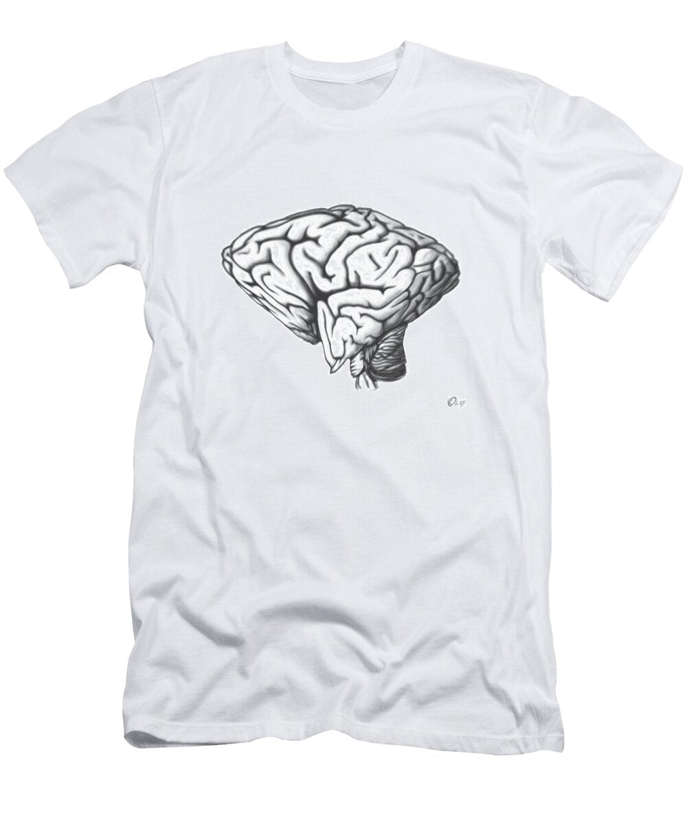 Square Brain in a Round Skull Olaf Del Gaizo T-Shirt
