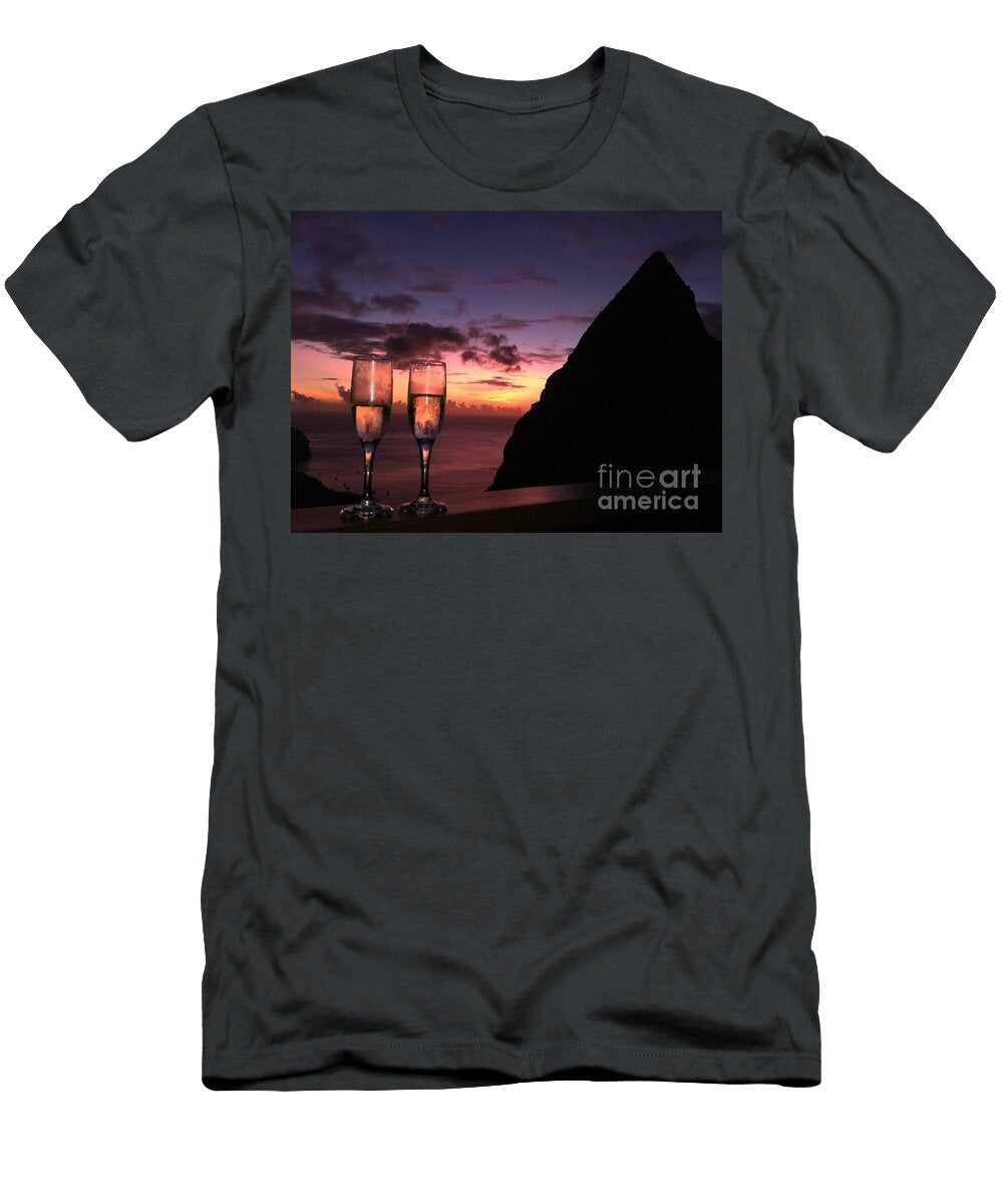 St Lucia Sunset Loida Wexler T-Shirt