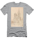 St Peter At Lisieux Normandy West Front Art John Sell Cotman English T-Shirt