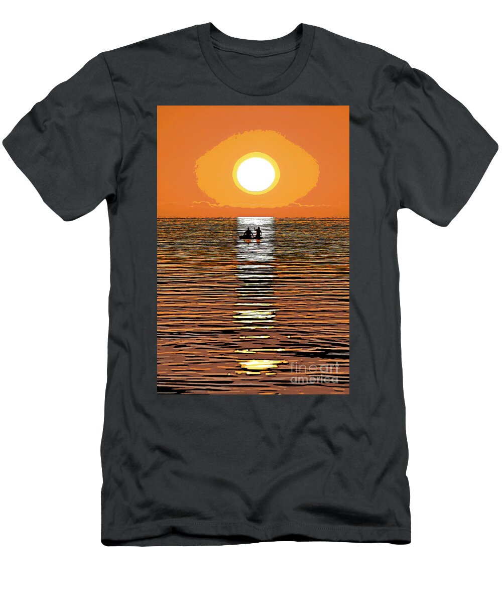 Standuppaddleboard Toon Art Tom Clabough T-Shirt