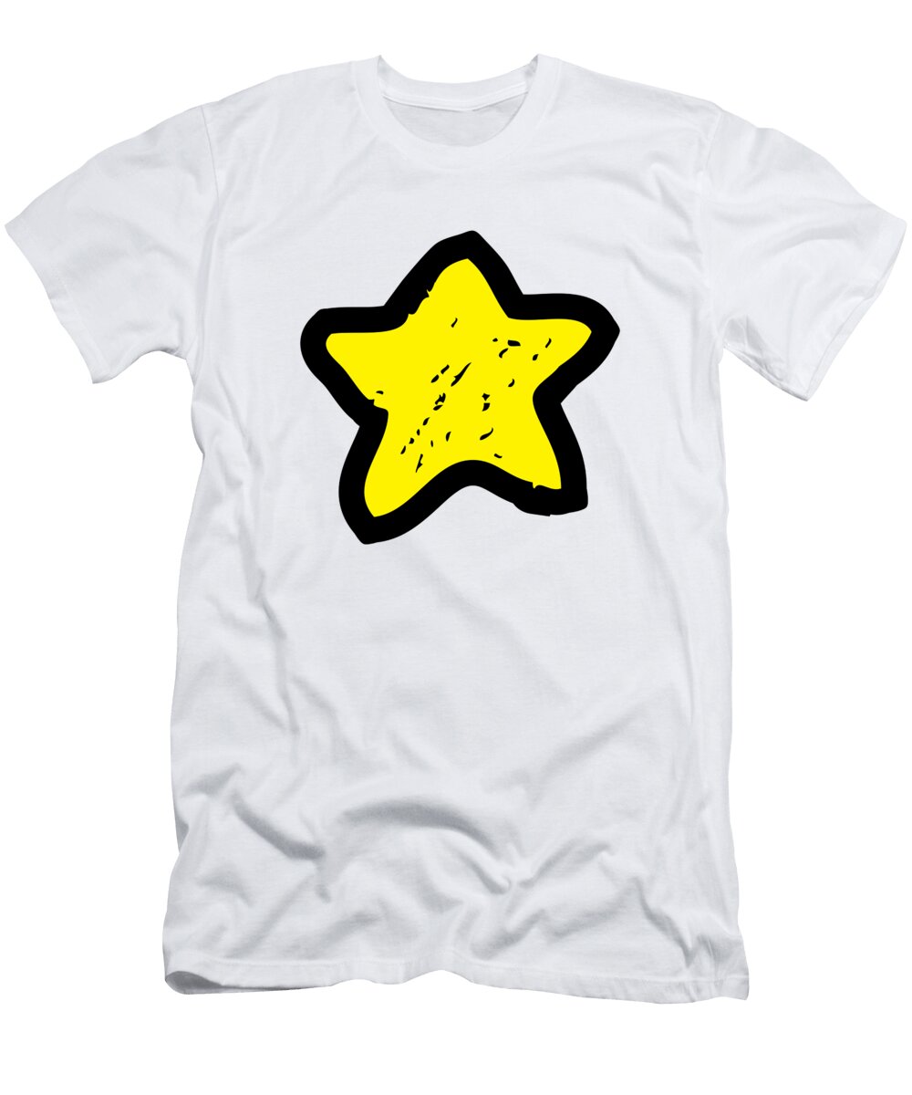 Star Sketch Vector Tim Hester T-Shirt