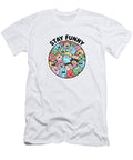 Stay Funny Cartoon Characters Mounir Khalfouf T-Shirt