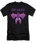Stay Weird Cartoon Bat John Schwegel T-Shirt