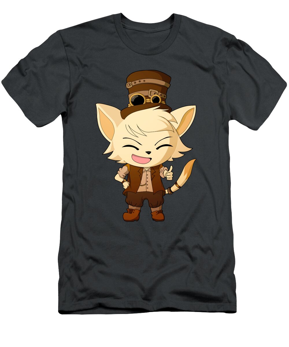 Steampunk Gentleman Cat Rampaging Koala T-Shirt