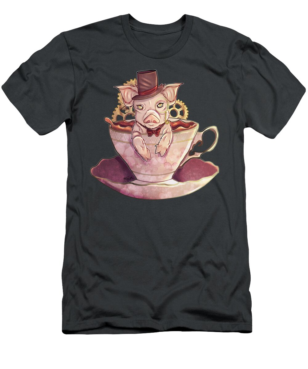Steampunk Piglet Mykenzi Griffin T-Shirt
