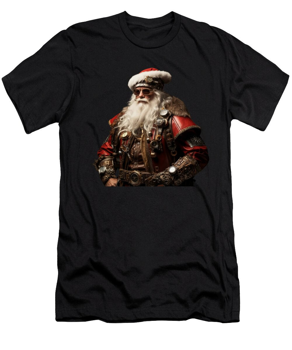 Steampunk Santa Ii Lise Bilhaut T-Shirt