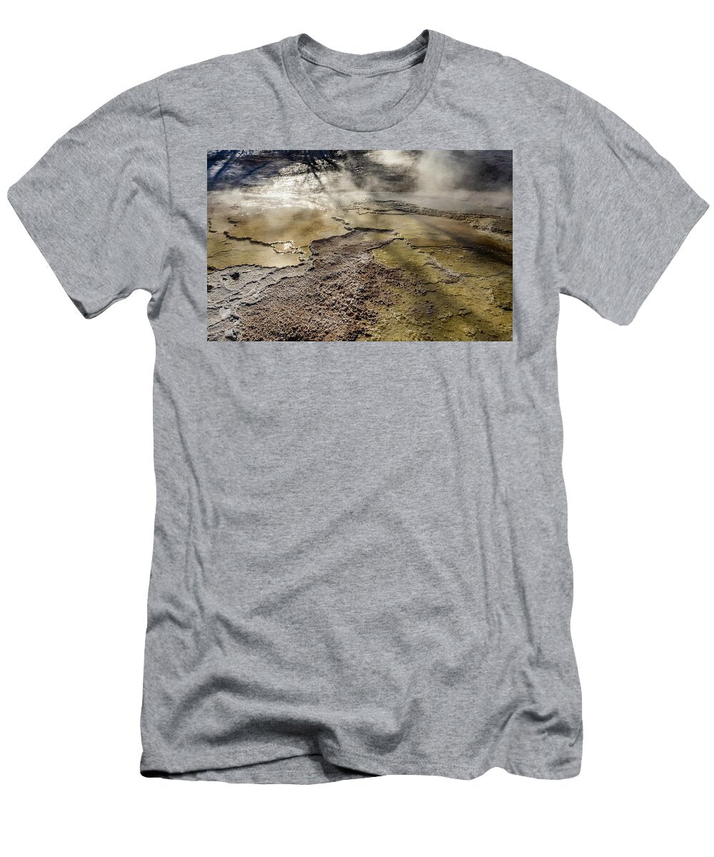 Steamy Textured Abstract David Choate T-Shirt
