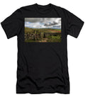 Stile on Hadrians Wall Path Northumberland National Park Ann Steve Toon Natureplcom T-Shirt