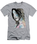 Stoic Asian Girl Street Art Portrait with Mandala Doodles Marco Paludet T-Shirt