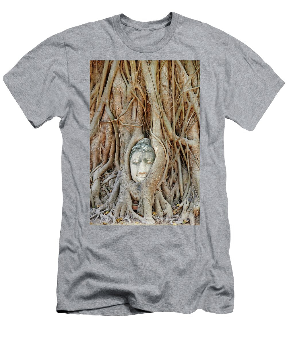 Stone Buddha Ayutthaya Thailand Bruno Morandi T-Shirt