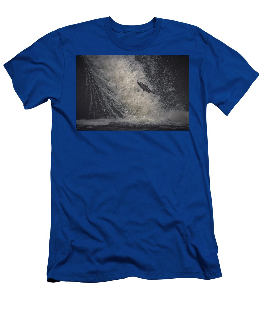 Struggle of the Salmon Linus Strandholm T-Shirt