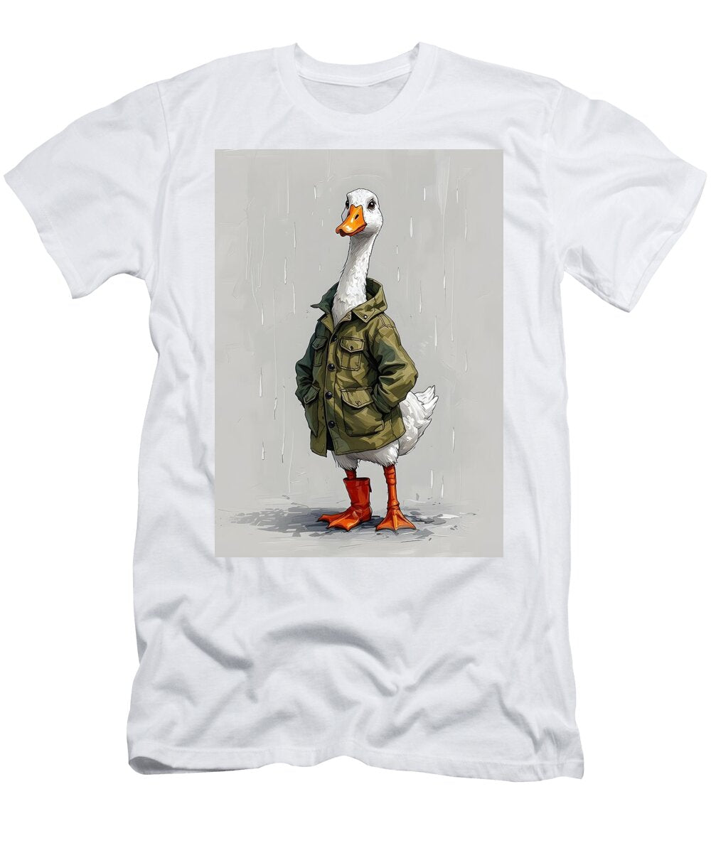 Stylish Goose in a Jacket Jeramy Hinfelaar T-Shirt