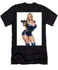 Stylized Blonde with Gun Brian Gibbs T-Shirt