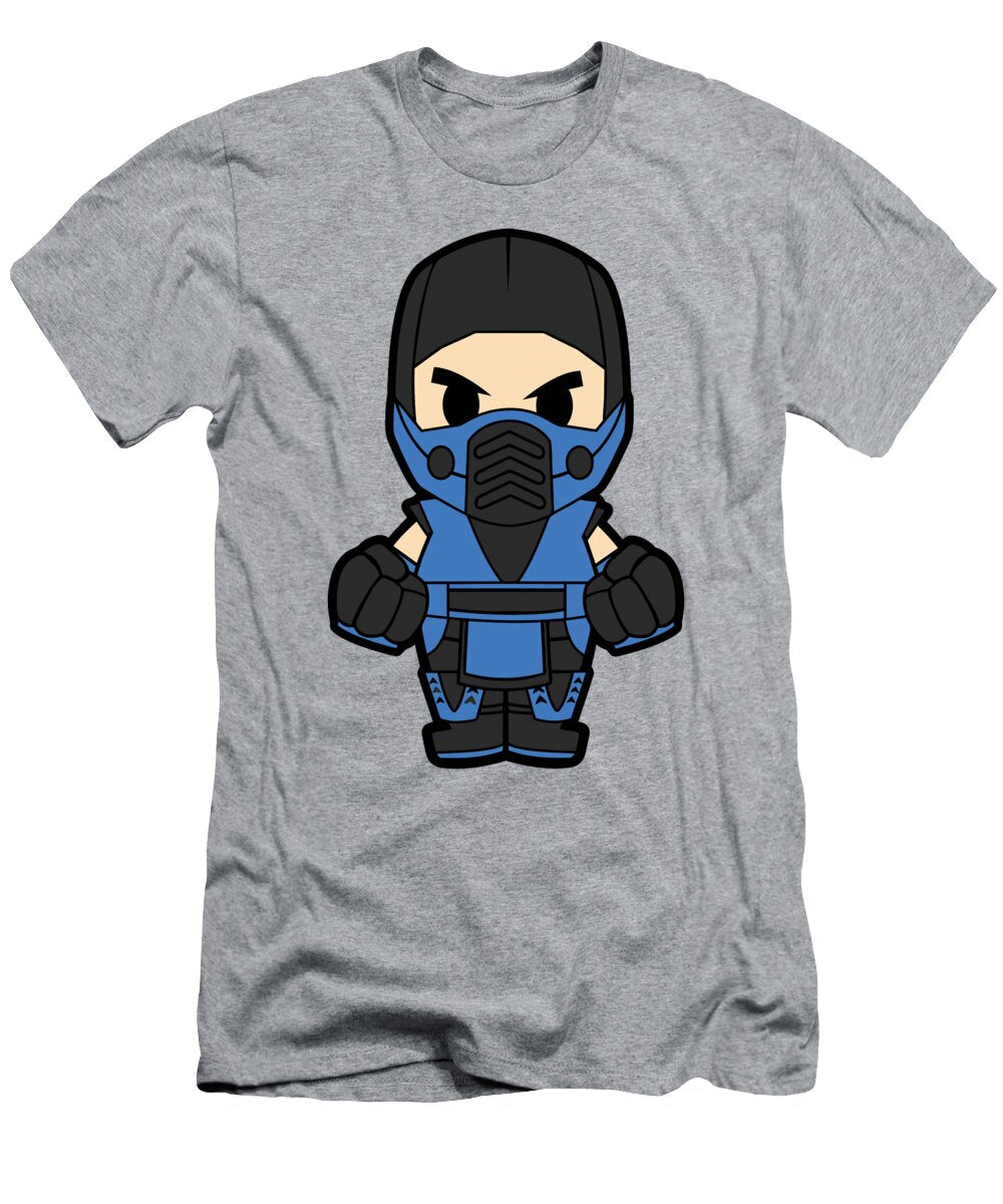 Sub Zero Mortal Kombat Chibi Elizabeth J Campbell T-Shirt