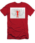 Successful Team Leader Concept Toon Man with His Army of People Michal Bednarek T-Shirt