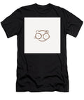 Sumi E Painting of a Japanese Kawaii Nerd Hello Kitty in Beige C Awen Fine Art Prints T-Shirt