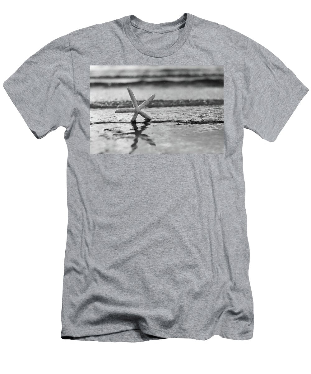Summer Sea Star Black and White Laura Fasulo T-Shirt