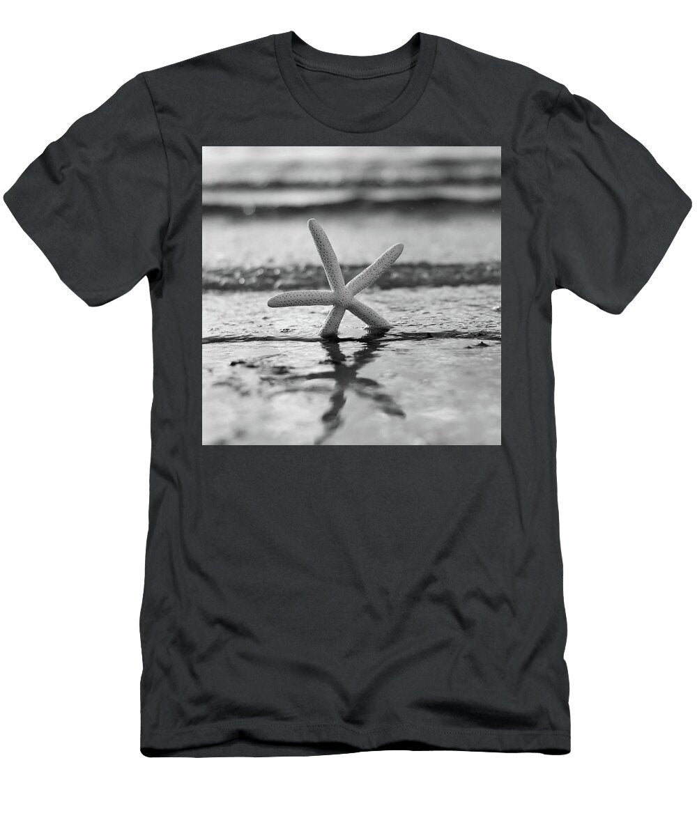 Summer Seastar Square Black and White Laura Fasulo T-Shirt