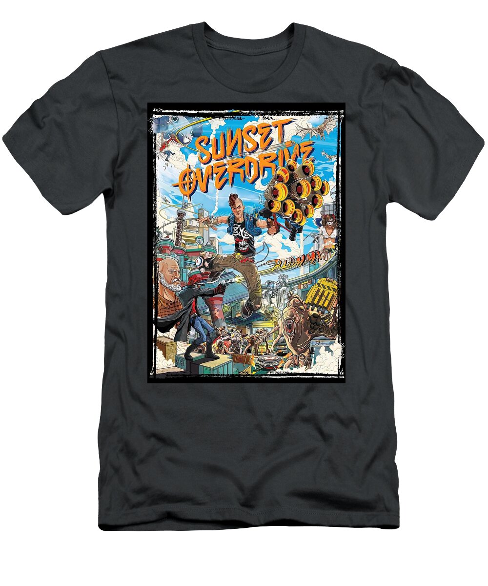 Sunset Overdrive Game Harris Harrison T-Shirt
