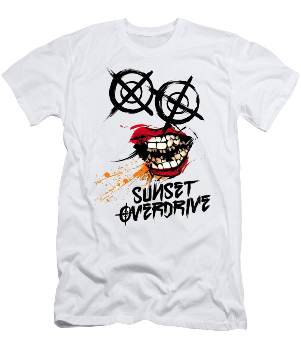 Sunset Overdrive Smile Watercolor Menzo T-Shirt