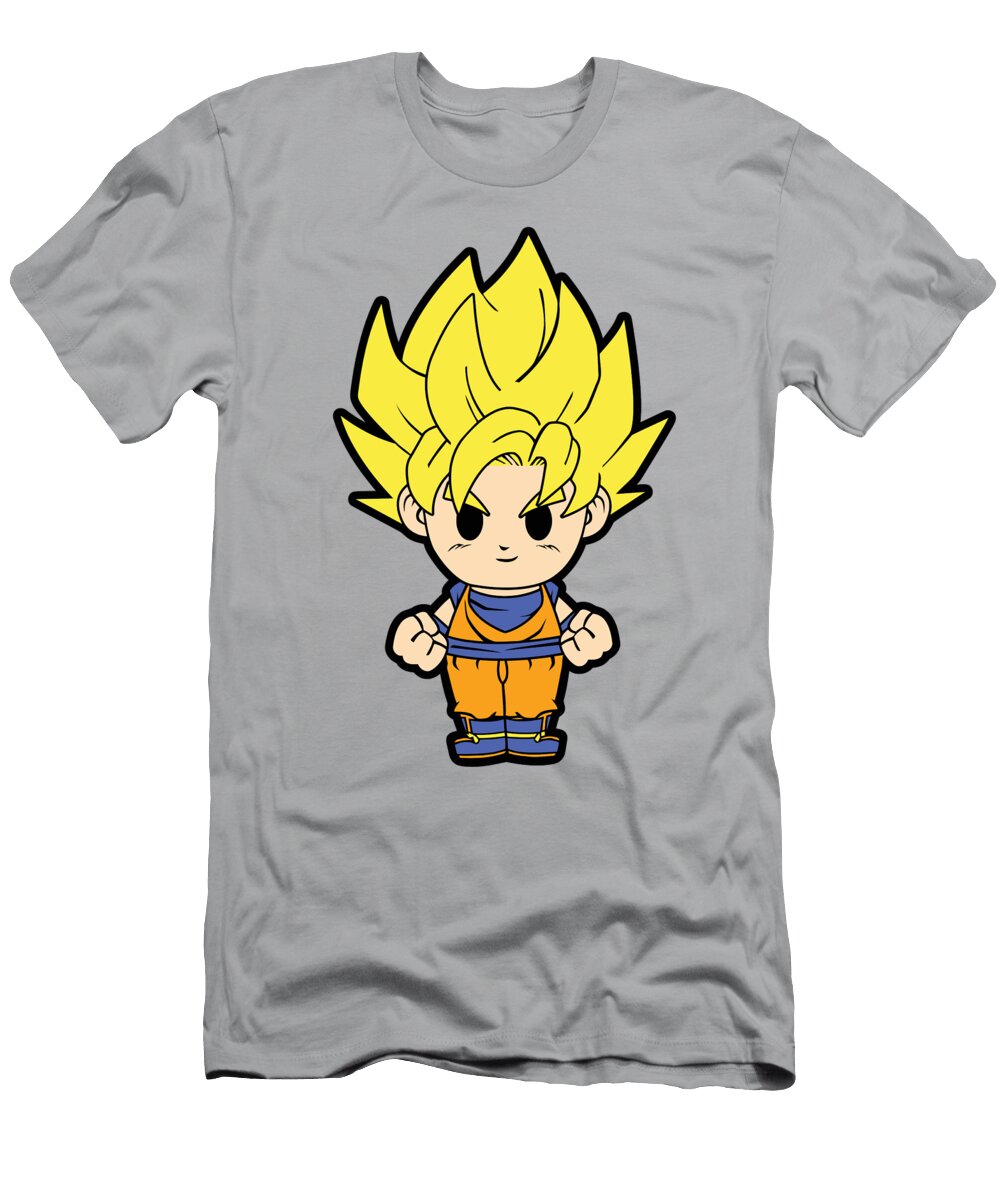 Super Saiyan Son Goku Chibi Elizabeth J Campbell T-Shirt