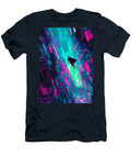 Superhero in a Neon Cityscape Superman Grayson Sheppard T-Shirt