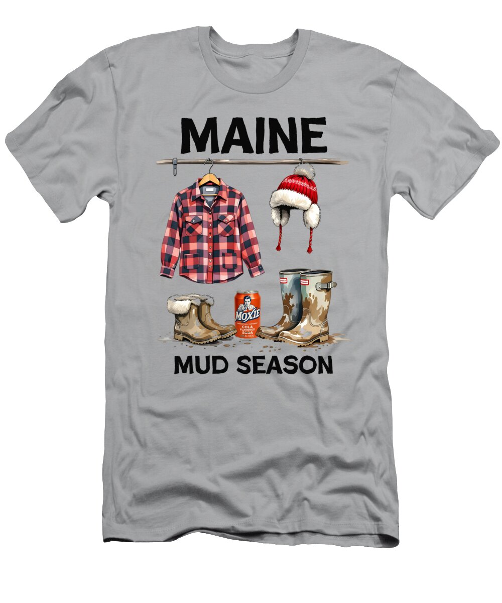 Surviving a Maine Mud Season Fine Art Poster By Bob Orsillo Bob Orsillo T-Shirt