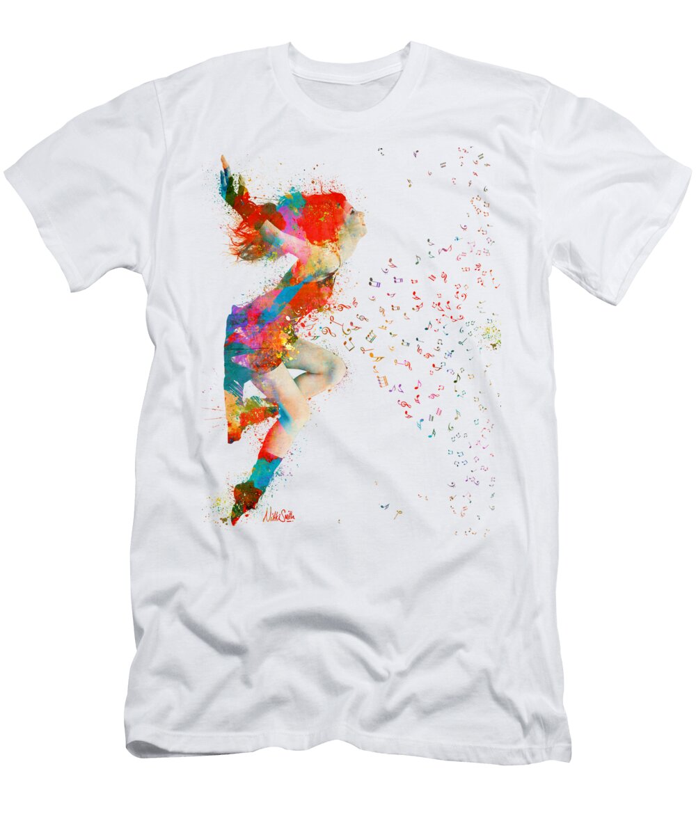 Sweet Jenny Bursting with Music Nikki Smith T-Shirt