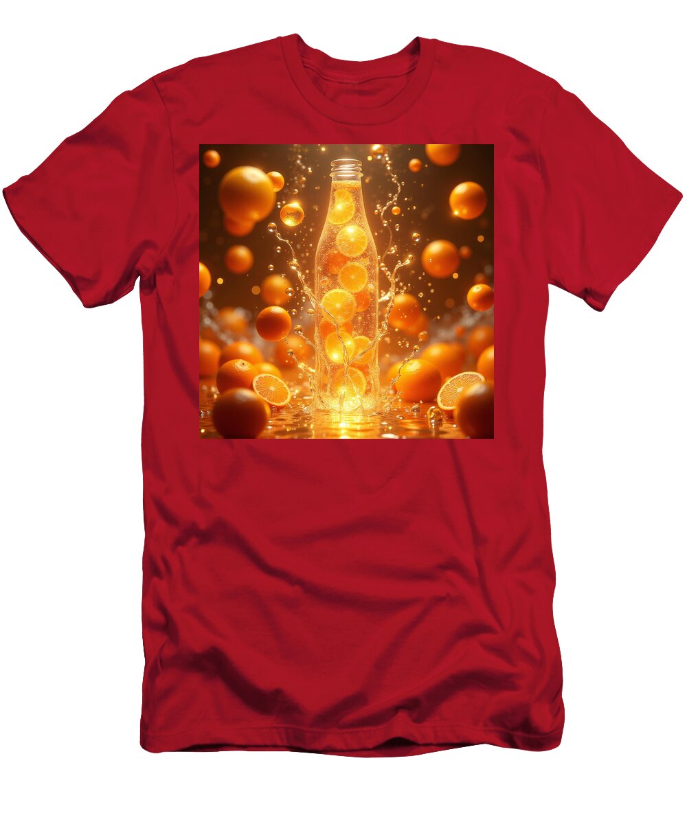 Tangerine Twilight Kevin Walker and Pixel Reverie T-Shirt