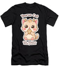 Taurus Cat Cozy Loyal Zodiac Chibi Cat Sticker Melinda Dusnoki T-Shirt