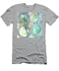 Teal Bubbly Abstract Dan Meneely T-Shirt