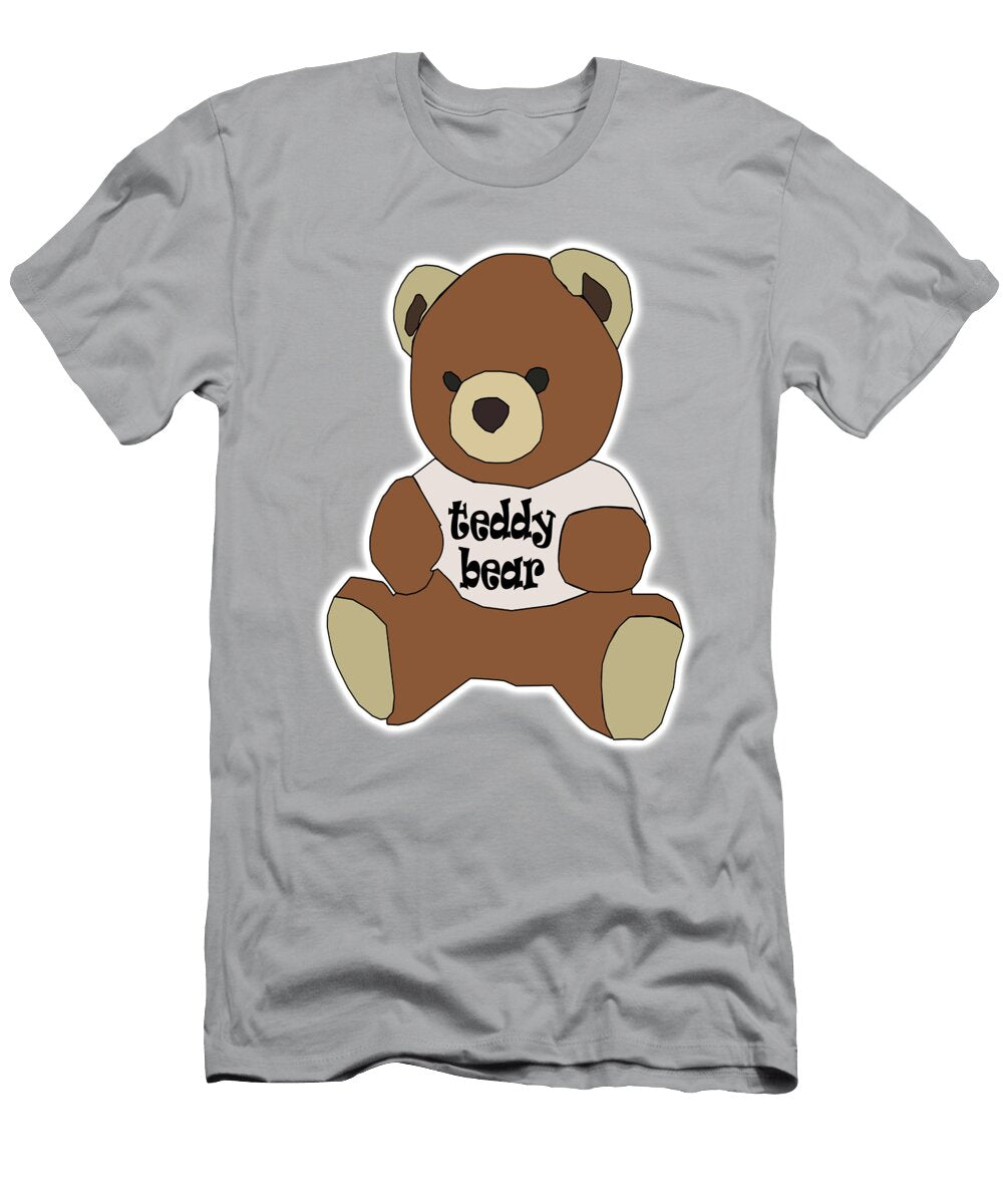 Teddy Bear on Sky Blue Tom Hill T-Shirt