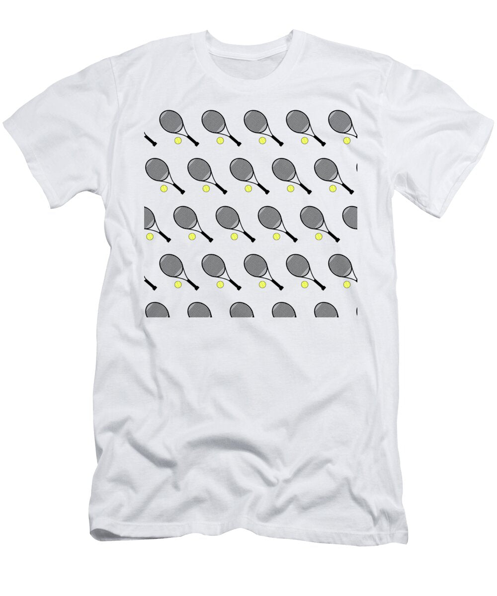 Tennis Pattern College Mascot Designs T-Shirt