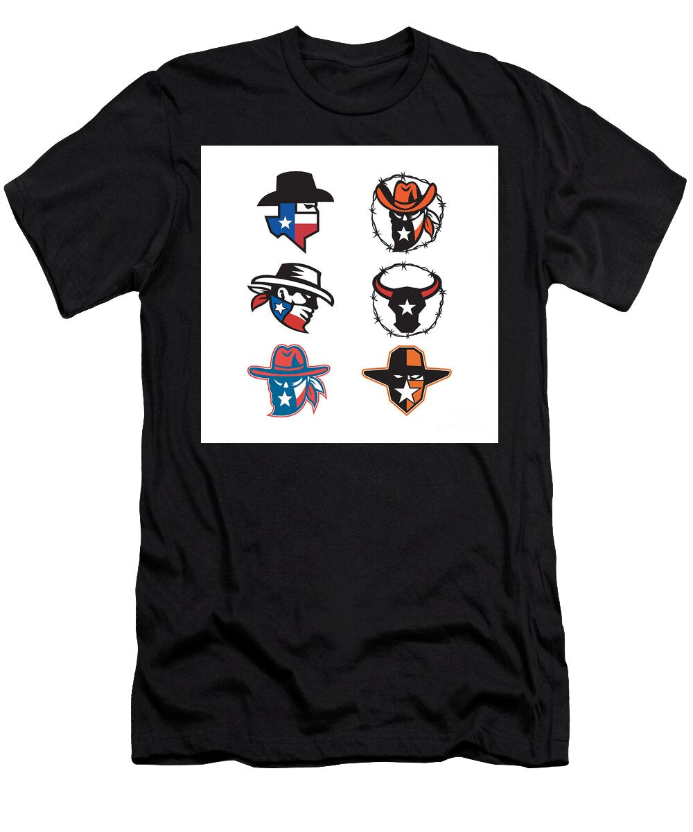 Texas Outlaw Mascot Collection Aloysius Patrimonio T-Shirt