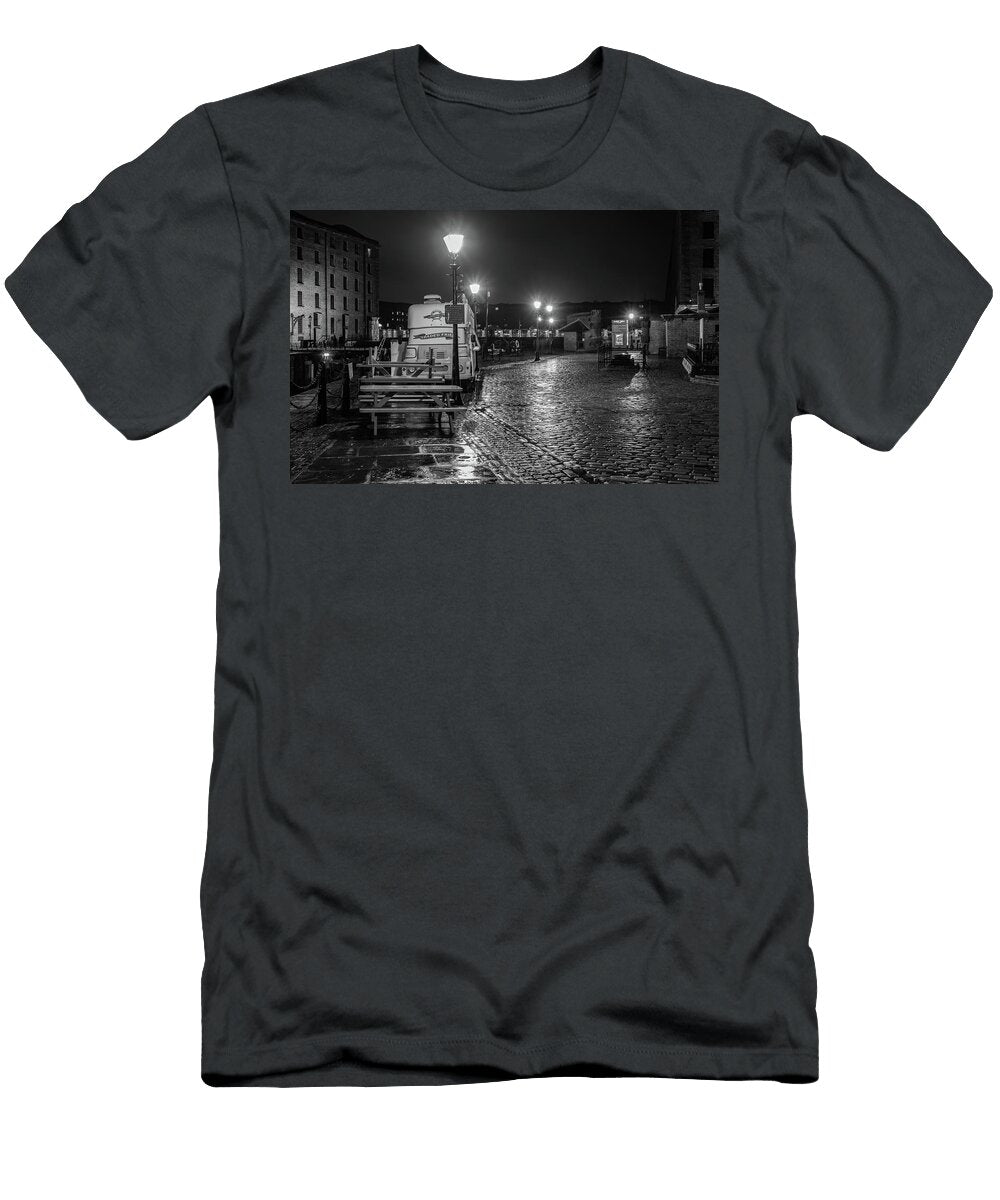 The Albert Dock At Night Paul Madden T-Shirt