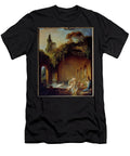 The Bath of the Nymphs 19th Century Oil on Canvas Jean Jacques Francois Le Barbier T-Shirt