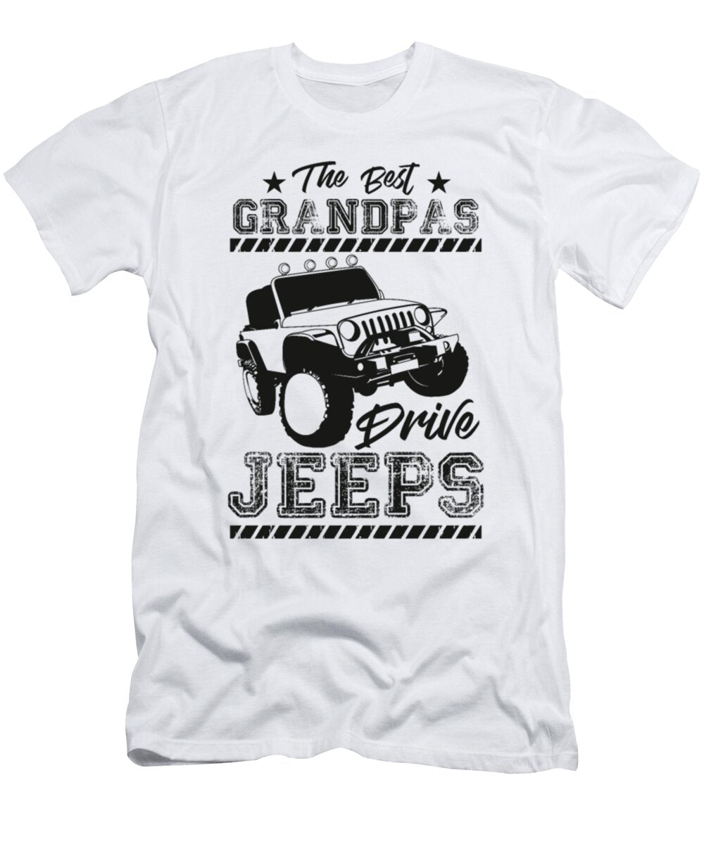 The Best Grandpas Drive Jeeps Tinh Tran Le Thanh T-Shirt