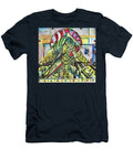 The Christmas Peppermint Control Panel From Outer Space Mindy Newman T-Shirt