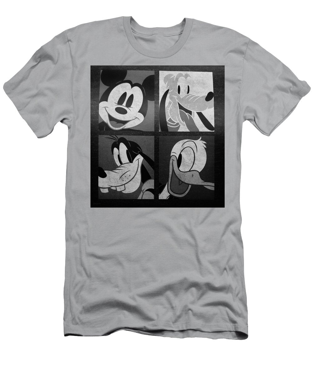 The Core Four in B W Rob Hans T-Shirt